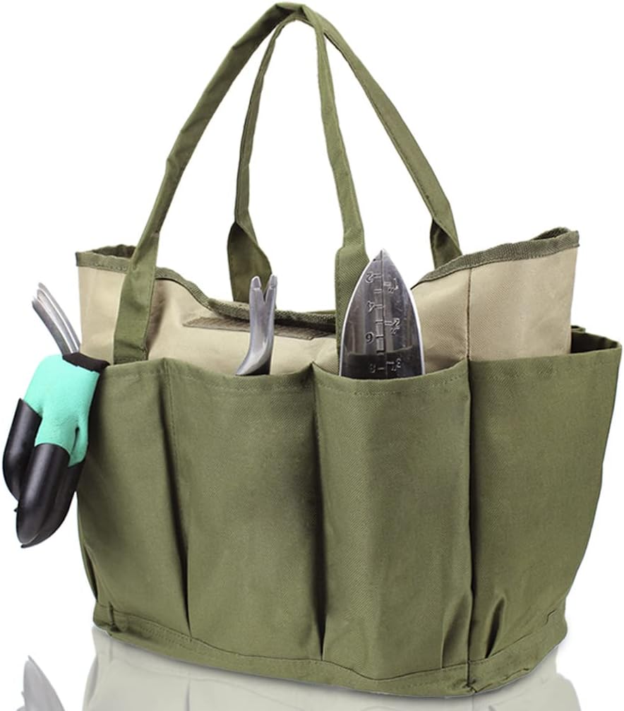 Gerymu Garden Tools Bag, Gardening Organizer Tote for 5