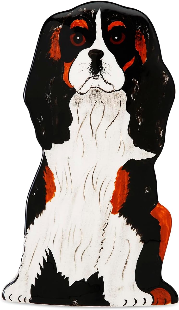 Pavilion - Rescue Me Now - Cavalier Dog Vase, 7-1/2-Inch Tall