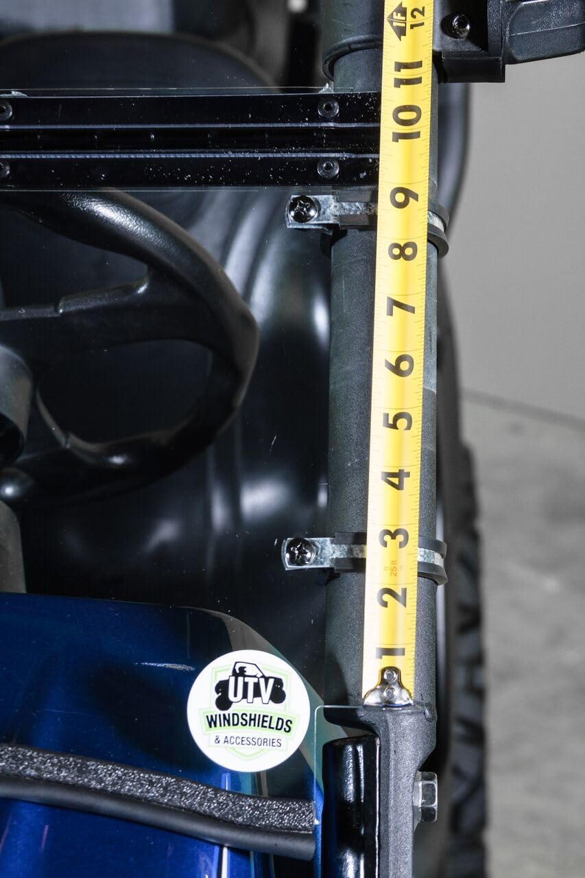UTV WINDSHIELD Standard Full Tilting Windshield Compatible with Kawasaki Teryx 2 Seater 2008-2009, 3/16 Inch Polycarbonate – Fits Factory Hard Top - Off-Road Accessory – Made in USA