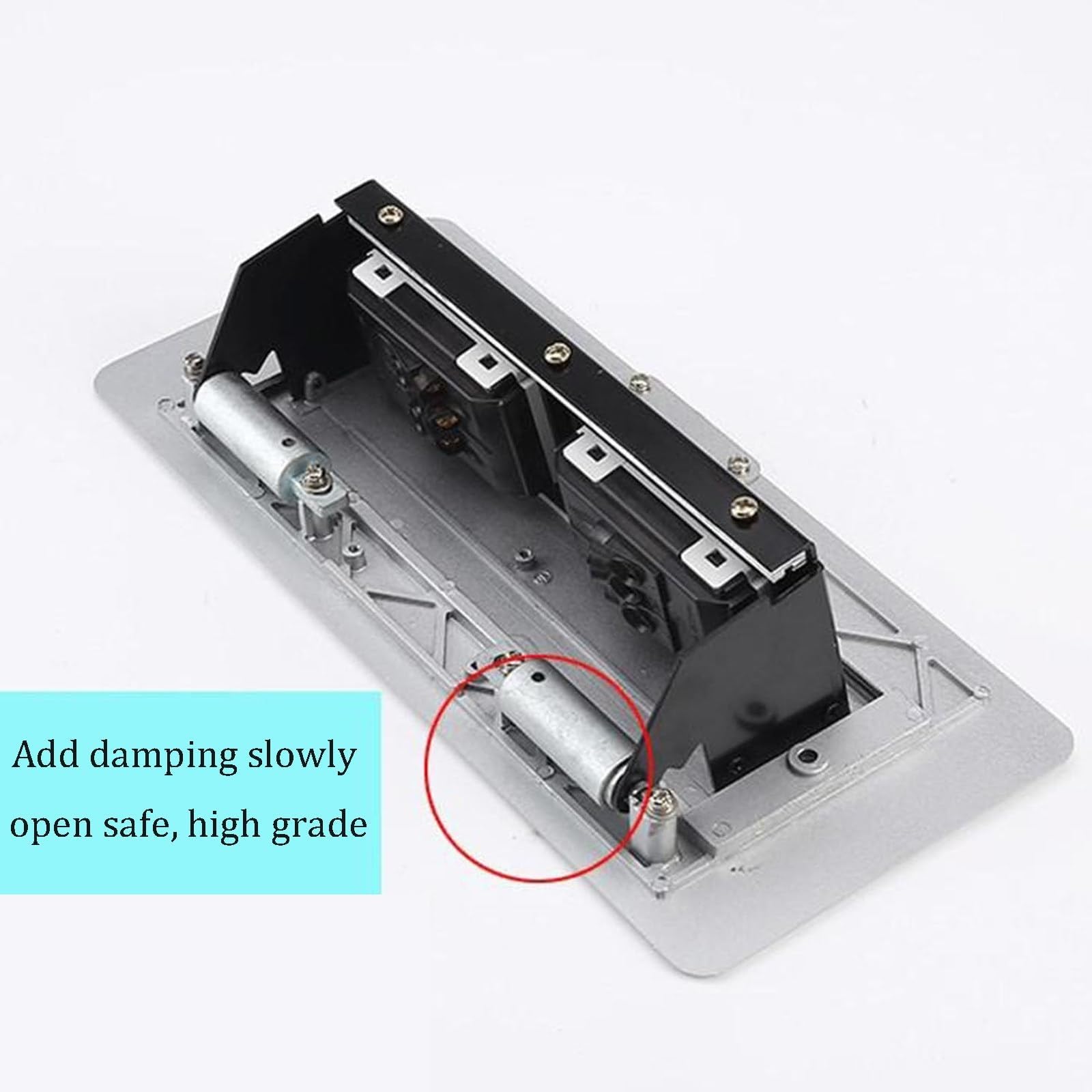 Multipresa Da Incasso A Ricarica Rapida 6 In 1, Presa Di Corrente Pop-up Per Mobili Con 2 Spine CA, 2 USB E 2 Di Rete, Hub Di Alimentazione Da Scrivania, Per Sale Conferenze(Nero)