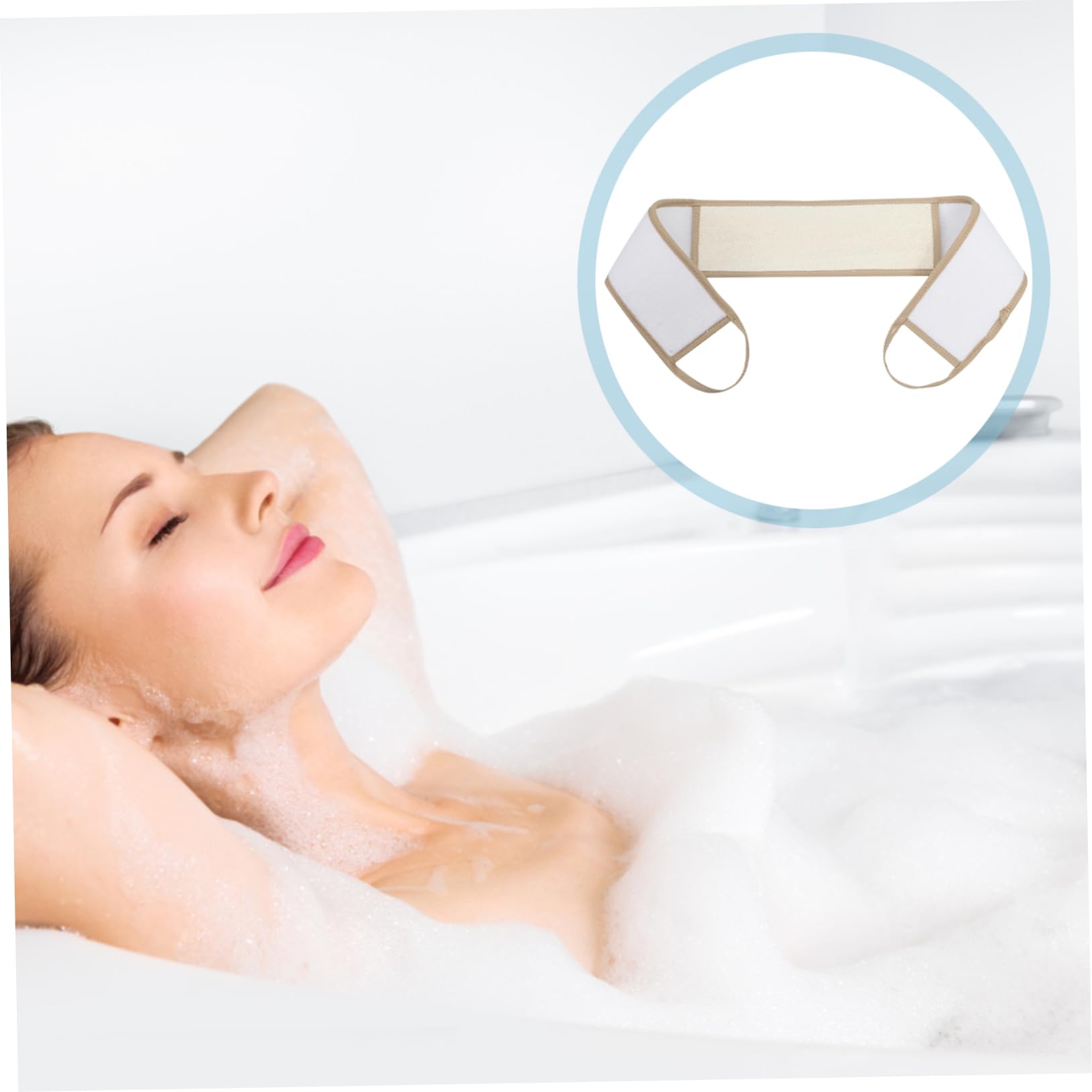 Beavorty 5 Esponjas Exfoliantes Naturales Para La Espalda Y La Ducha Para Hombres Con Correas De Doble Cara Para Limpieza.
