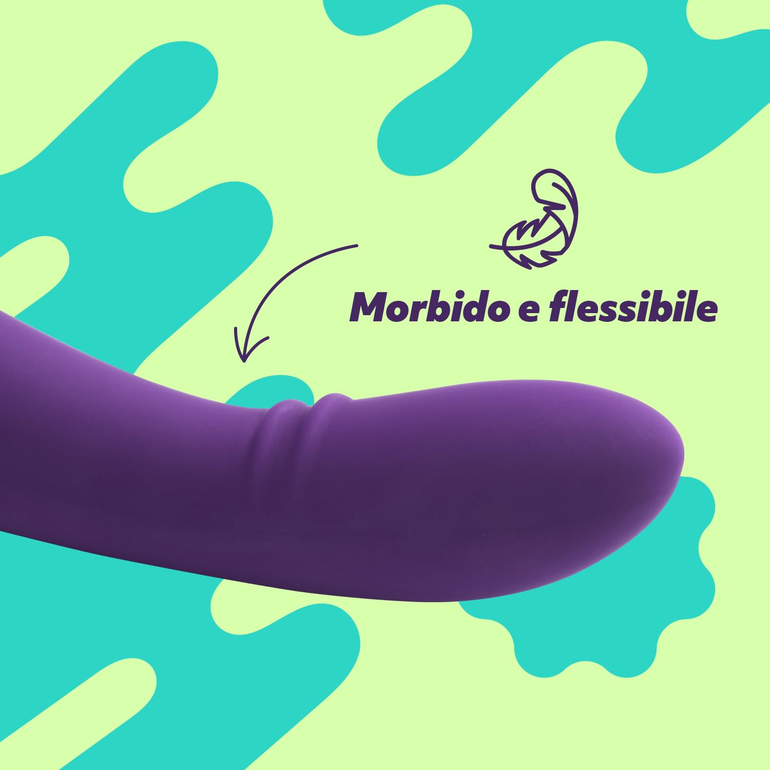 AMORELIE Joy - Vibratore a punto G Bloom | Impermeabile Ricaricabile