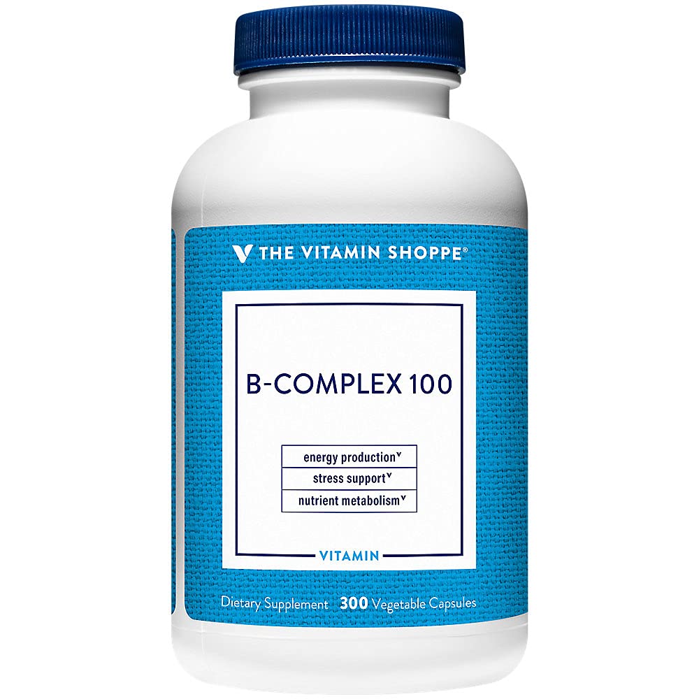 The Vitamin Shoppe Vitamin B-Complex - Energy Metabolism & Nervous System Support, Complete B Vitamins