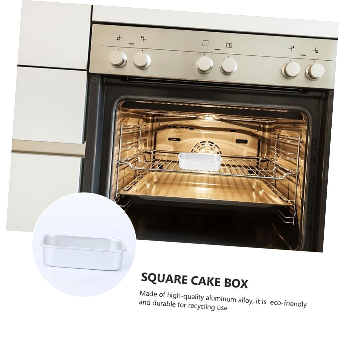 Abaodam 6pièces Moules à Gâteau Créatifs Aluminium Antiadhésif Pour Cuisson De Et Gâteaux Outils De Boulangerie Pratiques Et Résistants à Haute Température