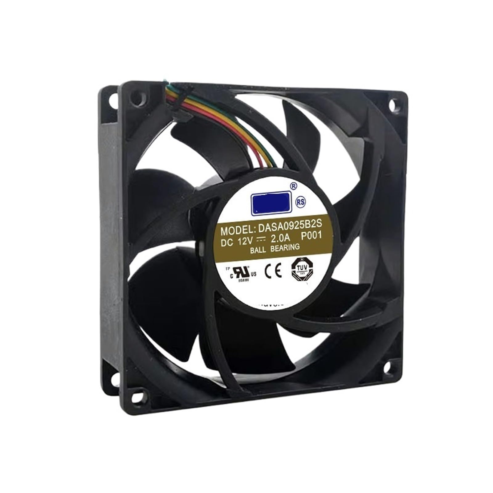 RTYGHBSWU DASA0925B2S 12V 2.0A 9225 92x92x25mm COOLING FAN