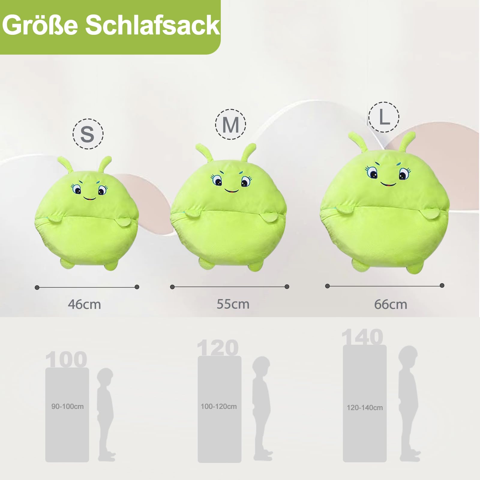 Sacco A Pelo Sacco Nanna Per Bambini Morbido E Soffice Pieghevole