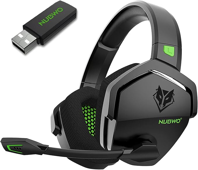 NUBWO Wireless gaming headset Amazon.co.uk Computers & Accessories