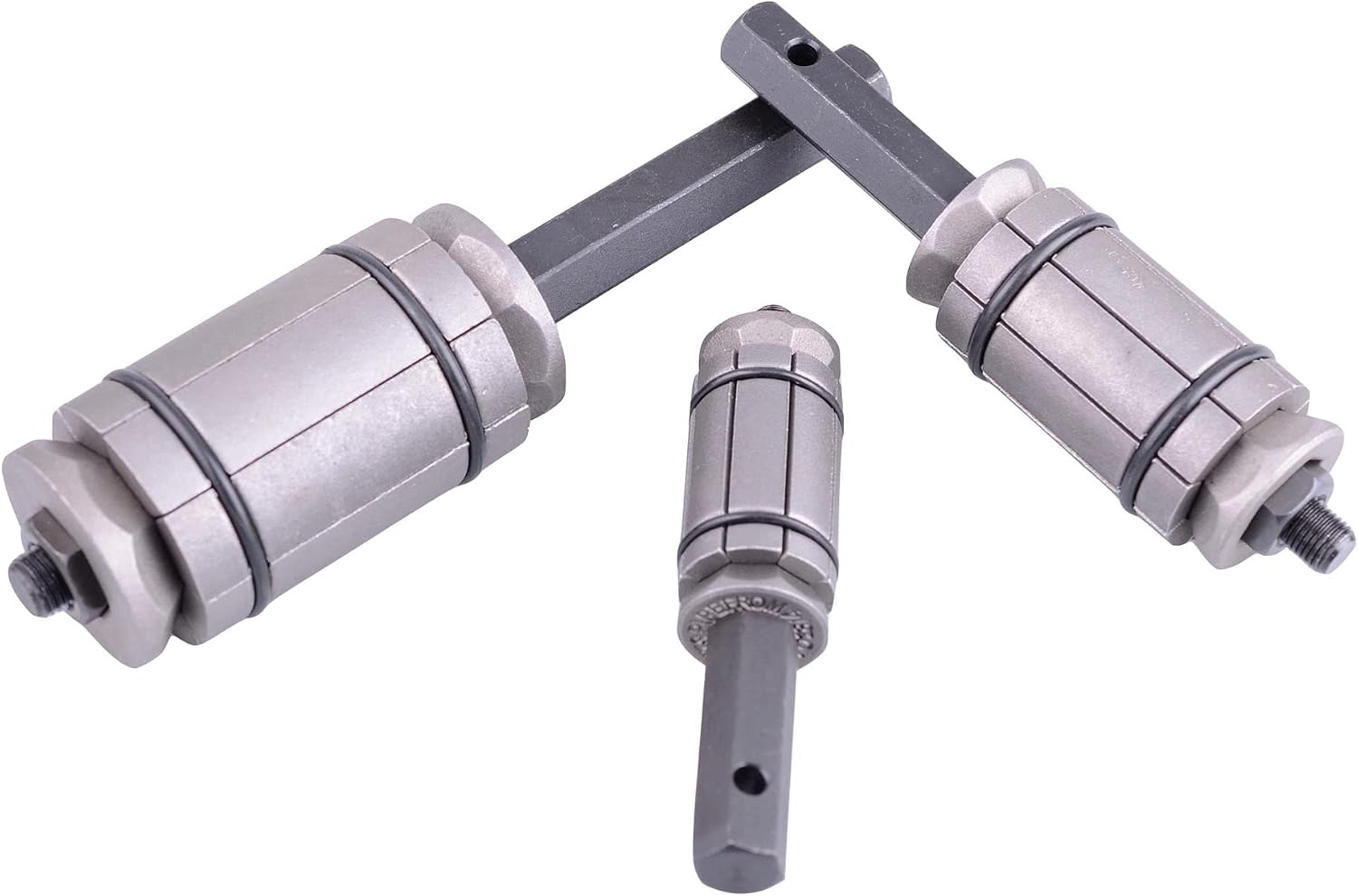 Modified 1.125" to 3.5" Tail Muffler Exhaust Pipe Universal Expander Repair Tool Set Kit 3PCS