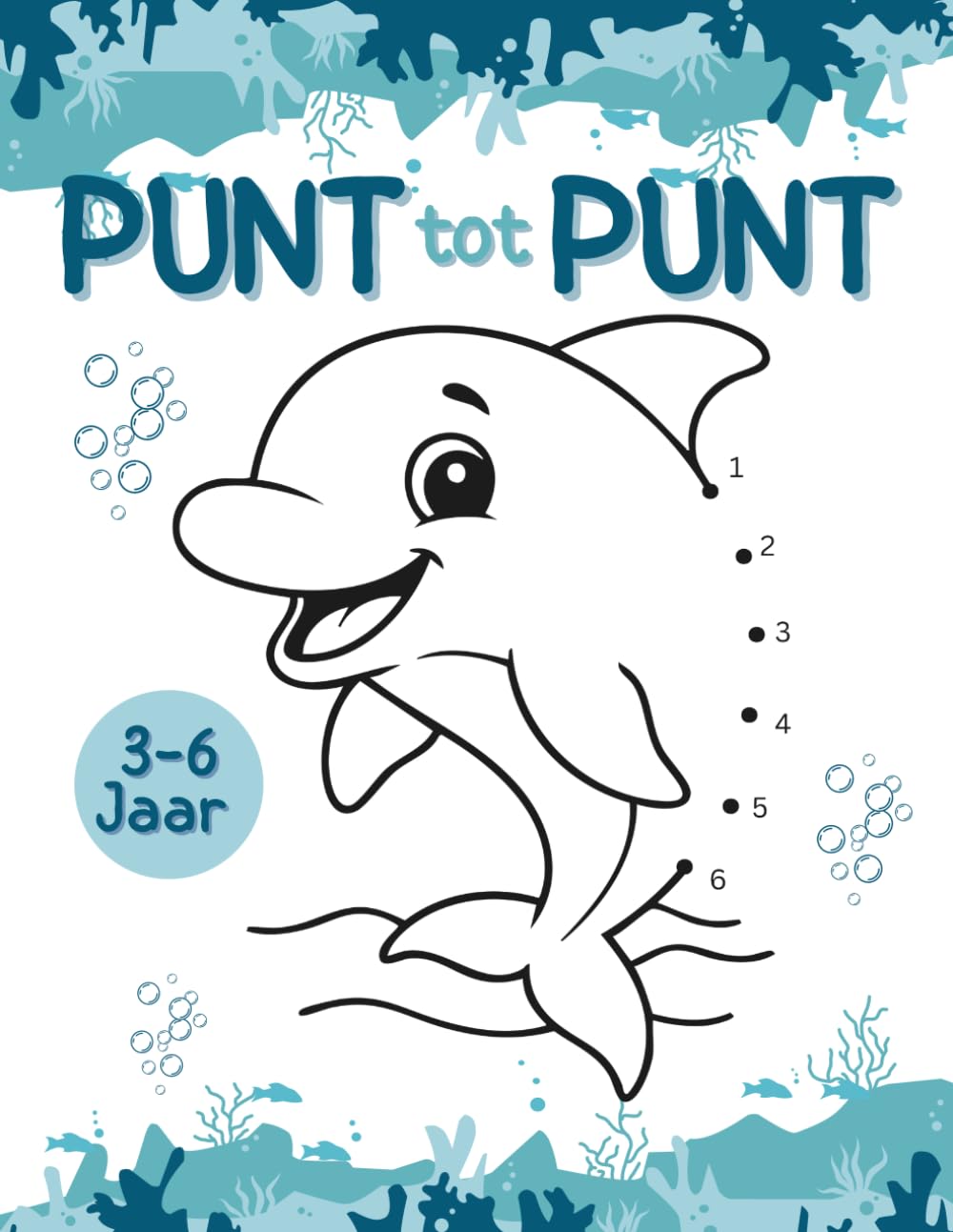 Punt tot Punt Meer dan 120 pagina’s tekenplezier voor kinderen 3–6 jaar: Verbind de punten en teken met plezier