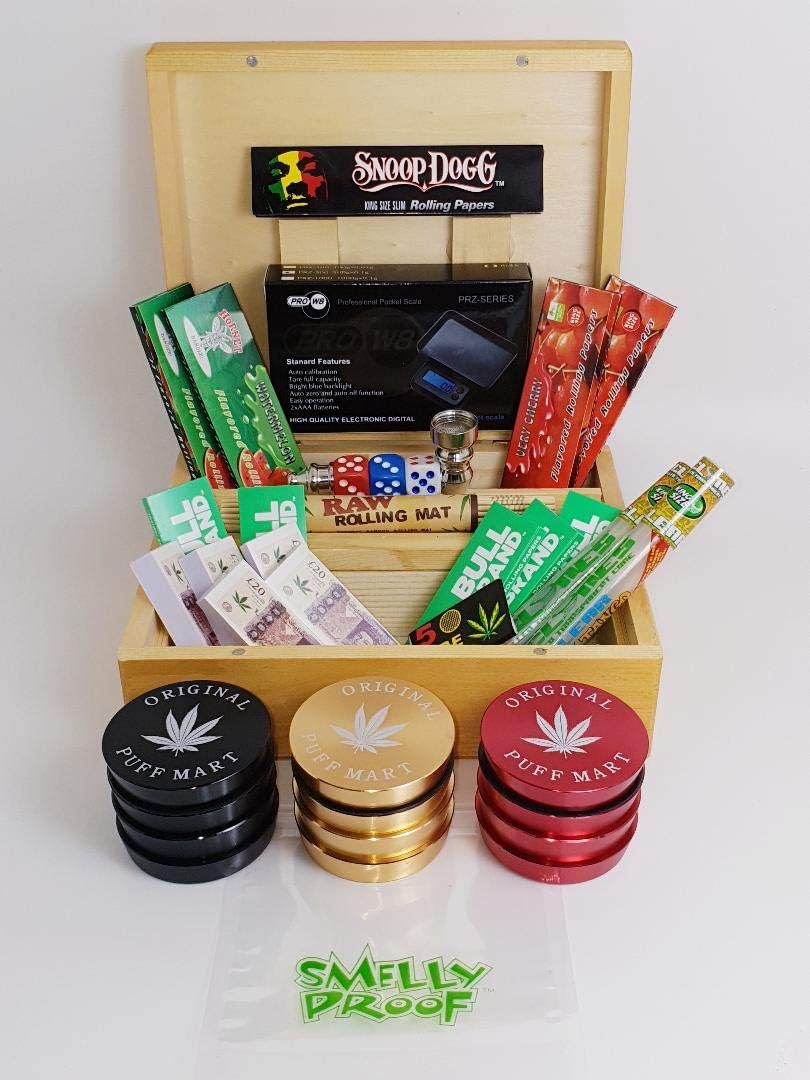 Schmoking DELUXE GIFT SET LARGE MK2 SMOKING SMOKERS ROLLING BOX HERB