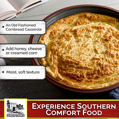 Weisenberger Spoon Bread Mix - Authentic, Old Fashioned, Southern Style Corn Bread Mix - Made From Non GMO Cornmeal - Traditional Cast Iron Spoonbread, Corn Muffins, and Corncake - 5.5 Oz - 4 Pack - Thumbnail 4