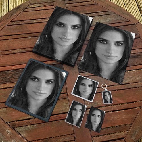 SEASONS PENELOPE CRUZ - Original Art Gift Set #js003 (Includes - A4 Canvas - A4 Print - Coaster - Fridge Magnet - Keyring - Mouse Mat - Sketch Card)