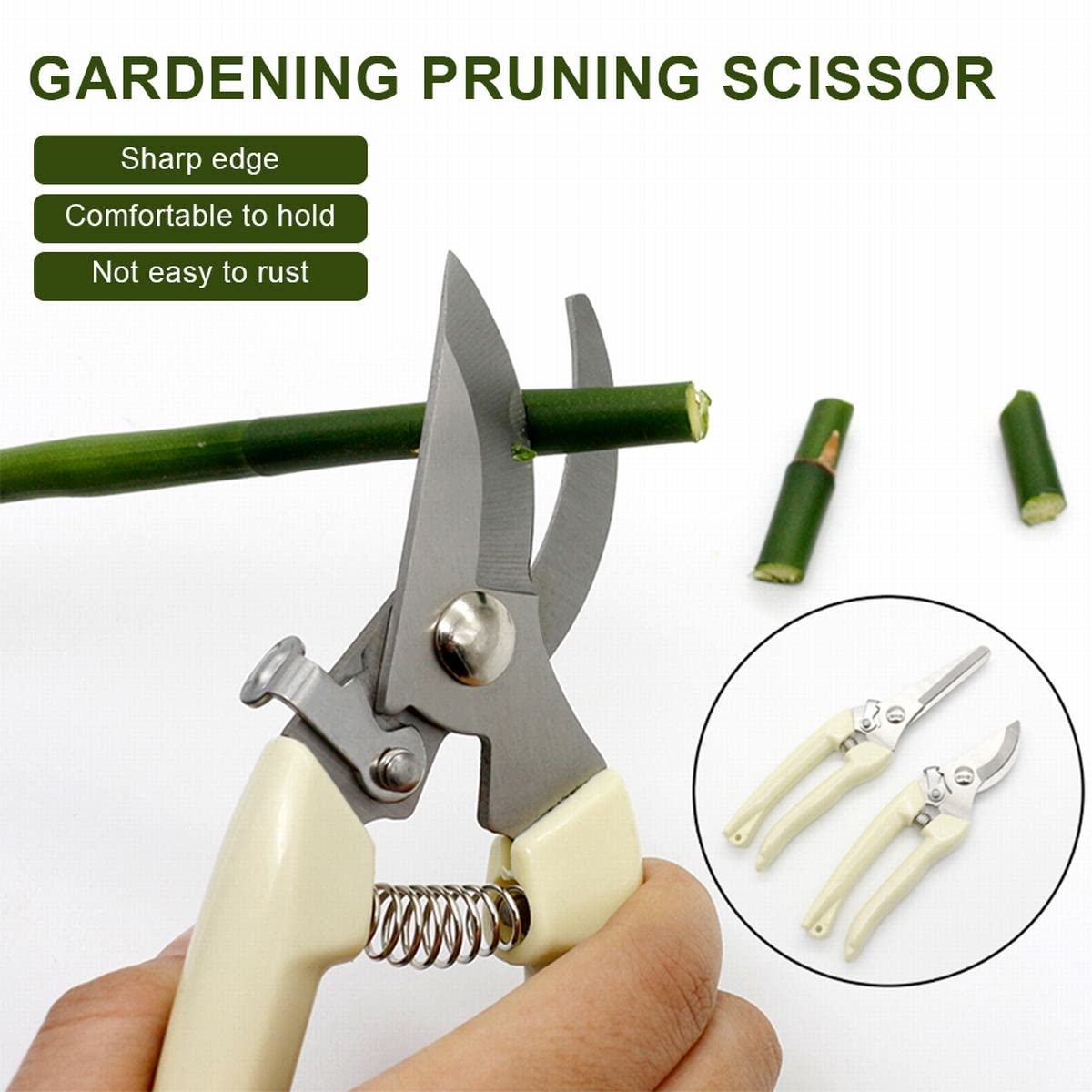Recentemente in Acciaio Inox Strumento di Innesto Giardinaggio Potatura Cesoia Forbice Ramo Strumento Cesoie Giardinaggio Cesoie per Potatura di Alberi da Frutto
