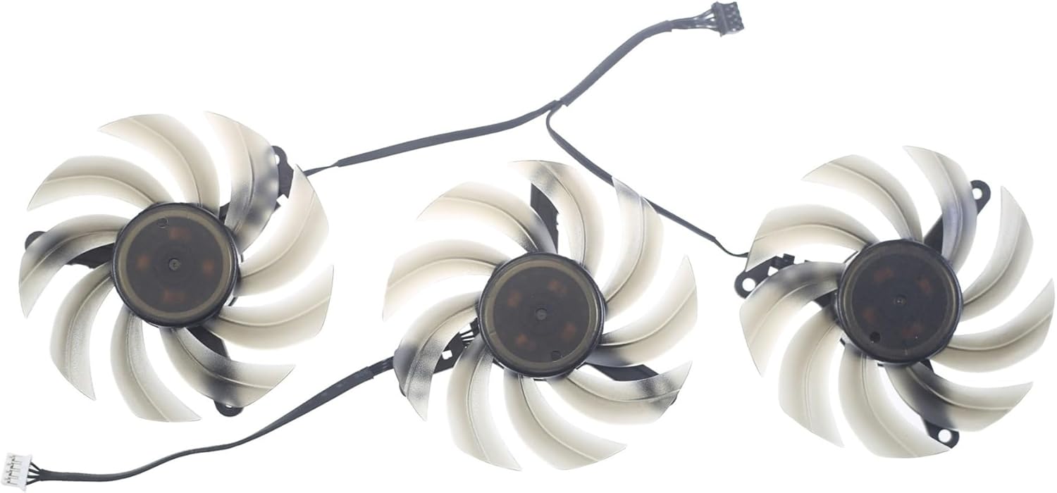 Compatible For PNY，XLR8 GeForce RTX 3090 RTX 3080 RTX 3070 EPIC-X RGB TH80152H-PCC01 DC12V RTX3090 RTX3080 RTX3070 Graphics Fan