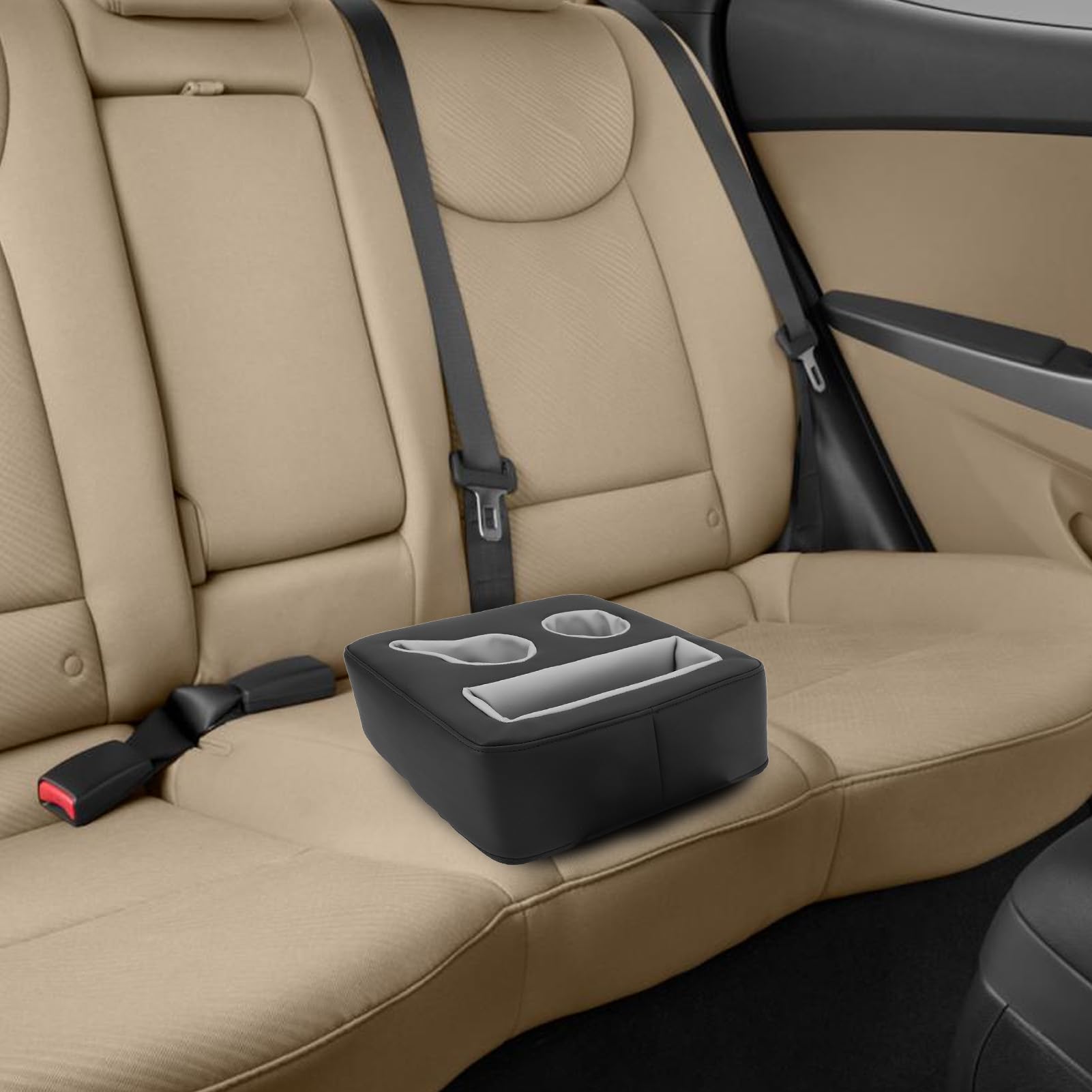 Boat Cup Holder PU Leather Back Seat Cup Holder For Cars Boats