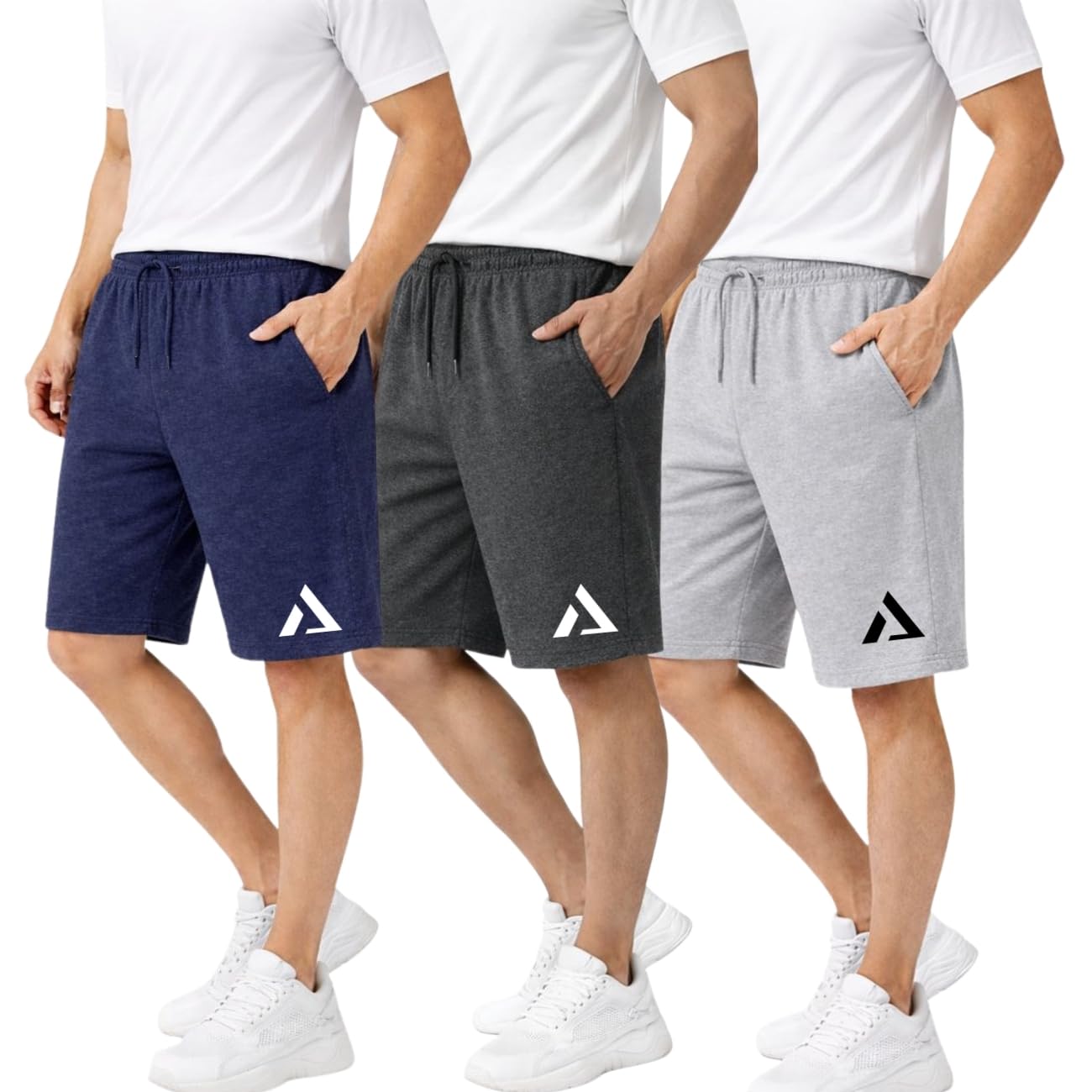 - KART BLACK Plus Sizes Men's Cotton Knee Length Shorts(M,L,XL,XXL,3XL,4XL,5XL Shorts) | Casual and Night Wear Mens Shorts