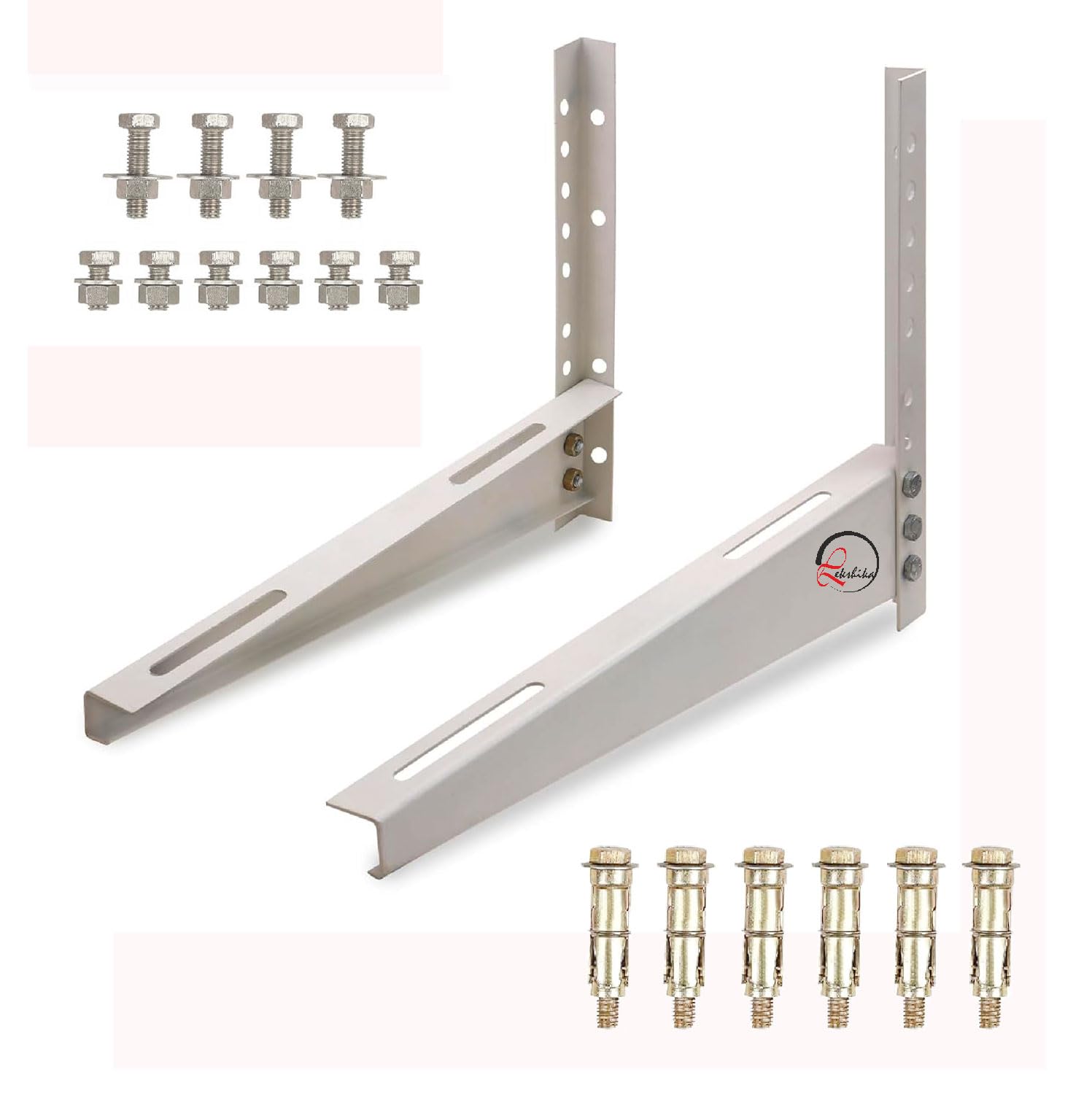 Split AC Outdoor Unit Stand | Rust-Proof & Heavy-Duty Bracket | Powder-Coated Metal Wall Mount | All-Weather Protection |0.75 – 1 Ton AC| 2.3 kg|