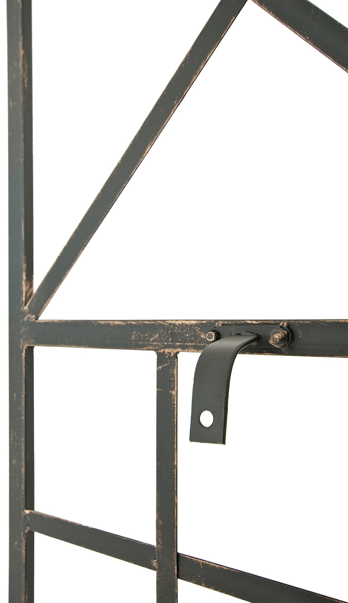 CLP 2er Set Rankgitter Trigo Zur Wandbefestigung I Rankhilfe Für Die Wand I Rankzaun Aus Lackiertem Metall, Farbe:Bronze
