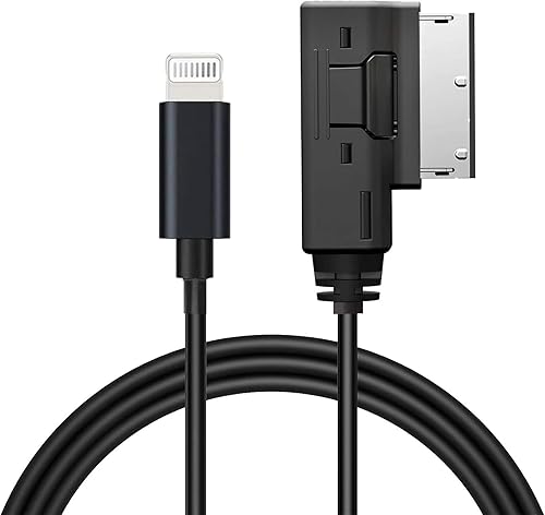 AMI MMI - Cable auxiliar para iPhone 14 13 12 11 XS XR X 8 7 6, adaptador de interfaz auxiliar de coche compatible con Audi disponible en Yaxa Guatemala