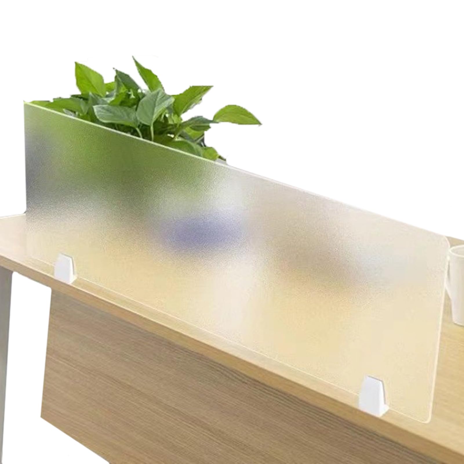 GJZQDKX Acrylic Desk Divider Office Workstation Independent Barrier for Offices Libraries & Classrooms (Size: 60x60CM) - Enhance Workspace Protection