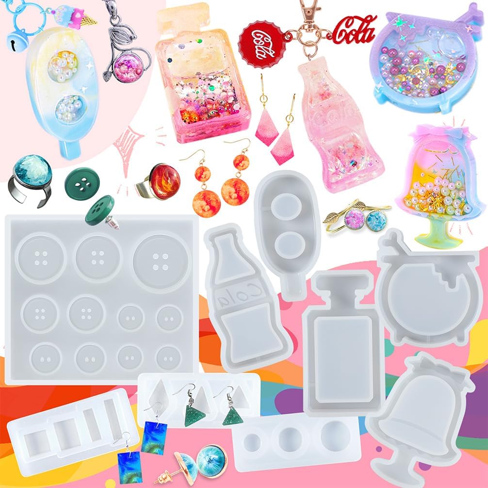 FUNSHOWCASE Resin Mold Mystery Box 5–10pcs Grab Bag for Crafts 100g
