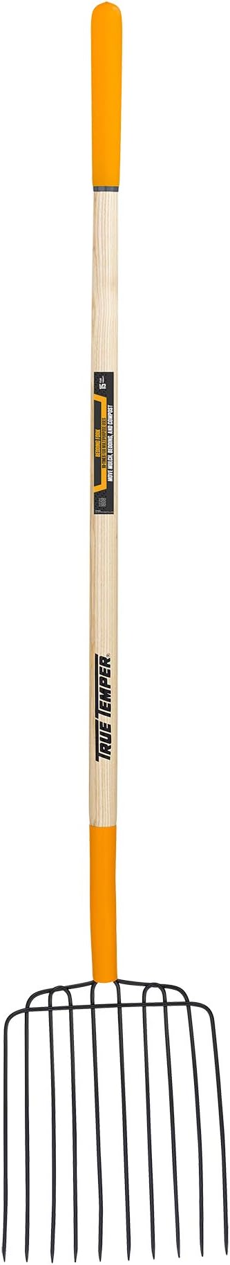 True Temper 2812400 True Temper 10-Tine Hardwood Handle Bedding Fork