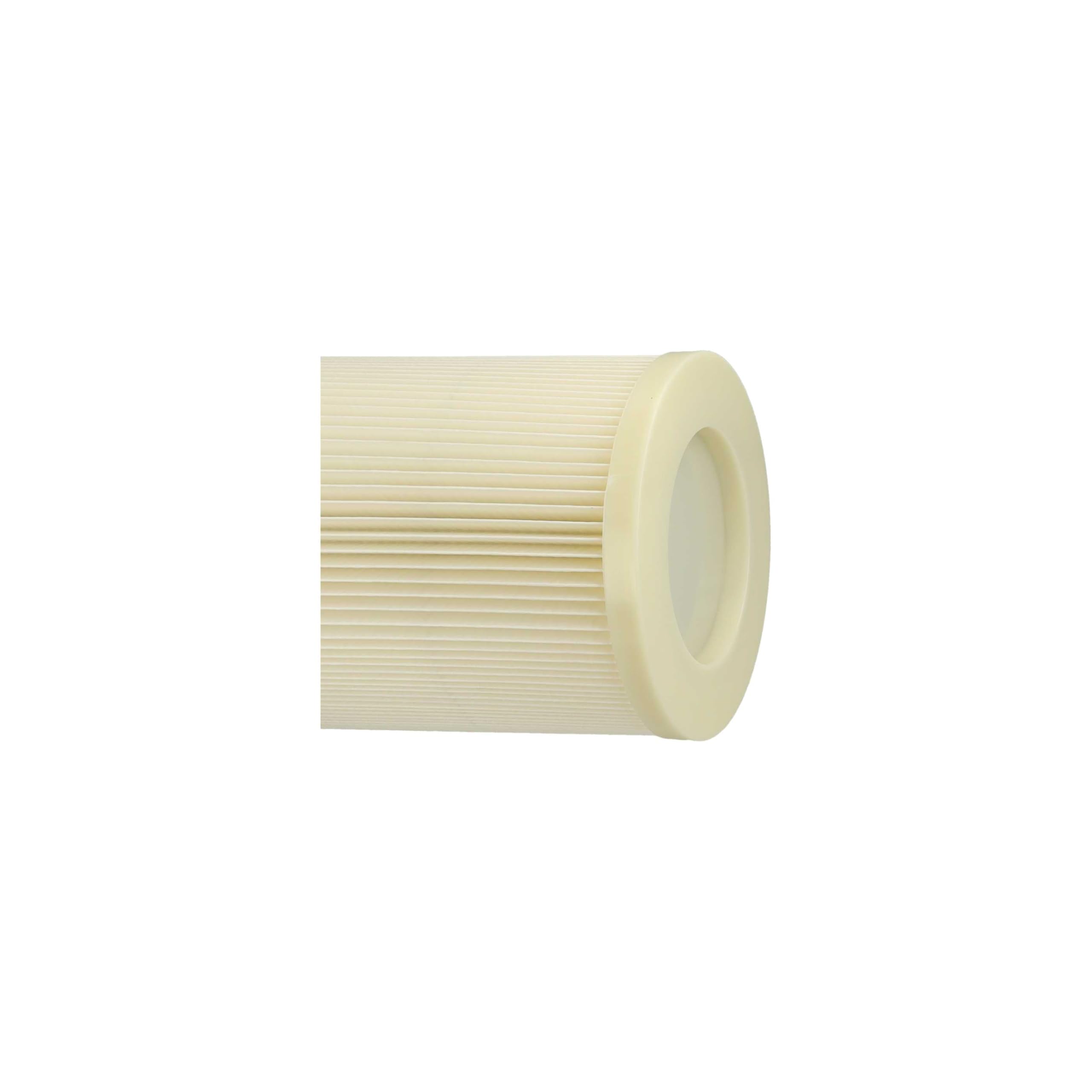 vhbw 2x Faltenfilter kompatibel mit Dustcontrol DC 2700c | 2700i, 2800, 1800, 2900 eco Staubsauger - Patronenfilter, Weiß - Ersatz für Dustcontrol 42029