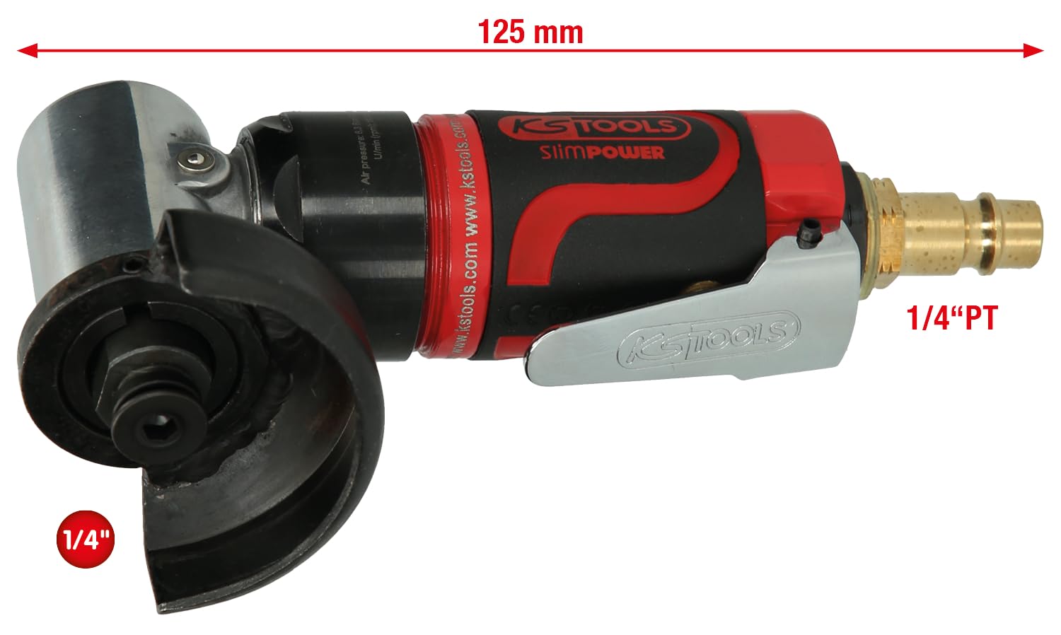 KS Tools 515.5550 Mini-troncatrice corta pneumatica SlimPOWER