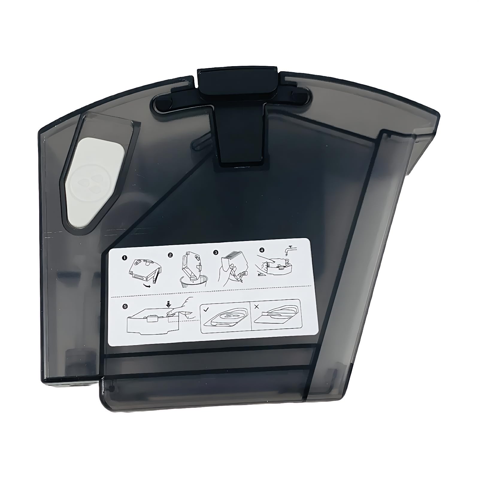 Photo 1 of 2-in-1 Water Tank Dust Box Compatible with Roborock Q8 Max/Q8 Max+ Robot Vacuum Cleaner Vacuum Cleaner Dustbin Accessories