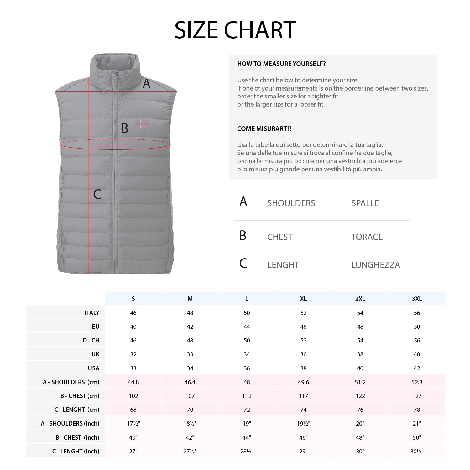 Gilet Uomo Black S