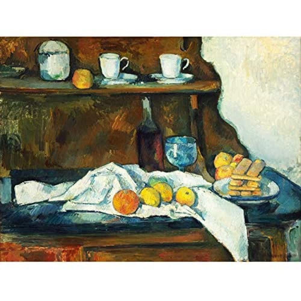 Paul Cezanne The Buffet Art Print Canvas Premium Wall Decor Poster Mural