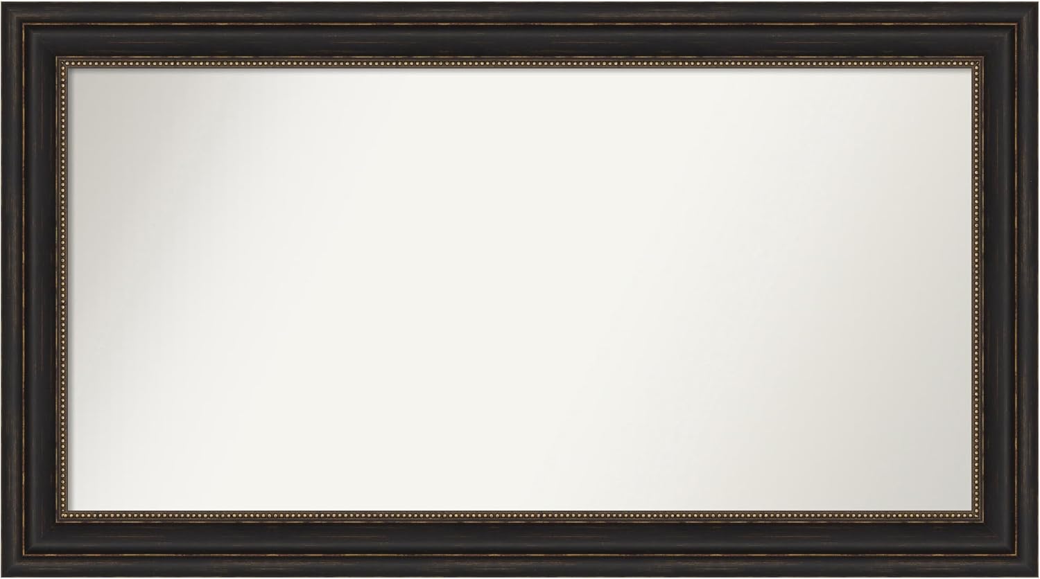 Amanti Art Bronze Bathroom Mirror for Over Sink, 25x45 Custom Made Accent Bronze Rectangle Vanity Mirror, Large Traditional Wood Frame, Hangs Horizonally and Vertically, Wall Decor