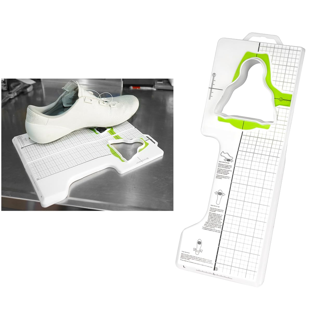 Strumento di regolazione tacchette pedali griglia precisione SPD SL mountain bike ciclismo strada