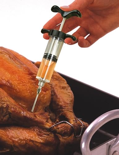 Miniatura 2 de Norpro Inyector de adobo de lujo, 1 EA, rojo