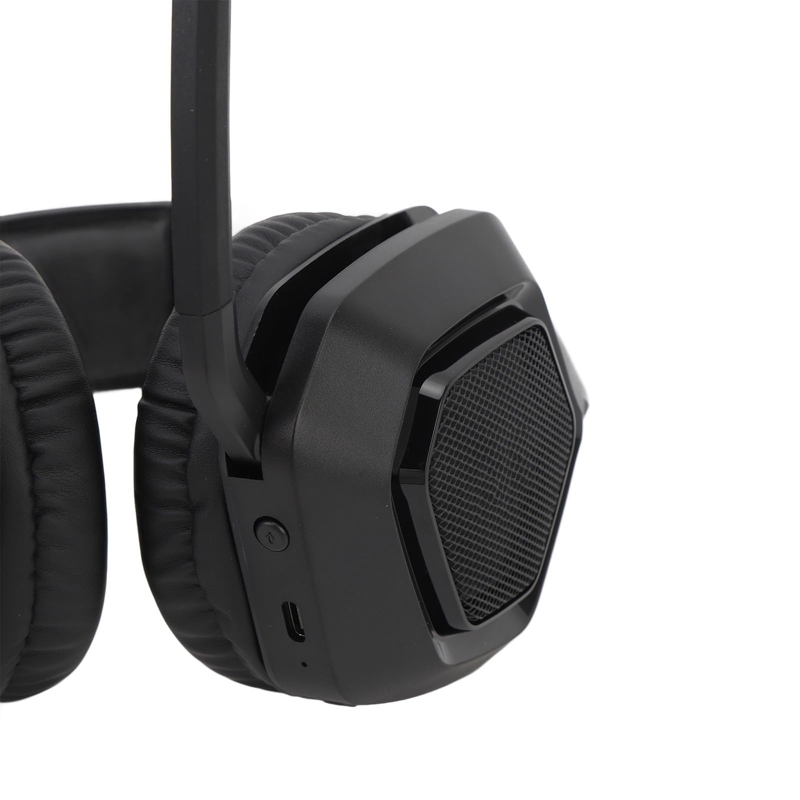 Jeffergarden Cuffie da Gioco Wireless Auricolari Bluetooth ABS con Adattatore USB 2.4G Driver da 50 Mm Microfono con Cancellazione del Rumore a Bassa Latenza da 20 Ms per PC Laptop Switch Mobile