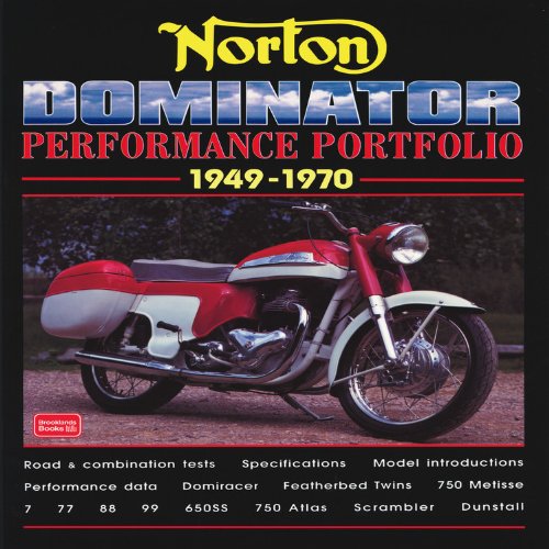 Buy Norton Dominator Performance Portfolio 19491970 (Brooklands Books