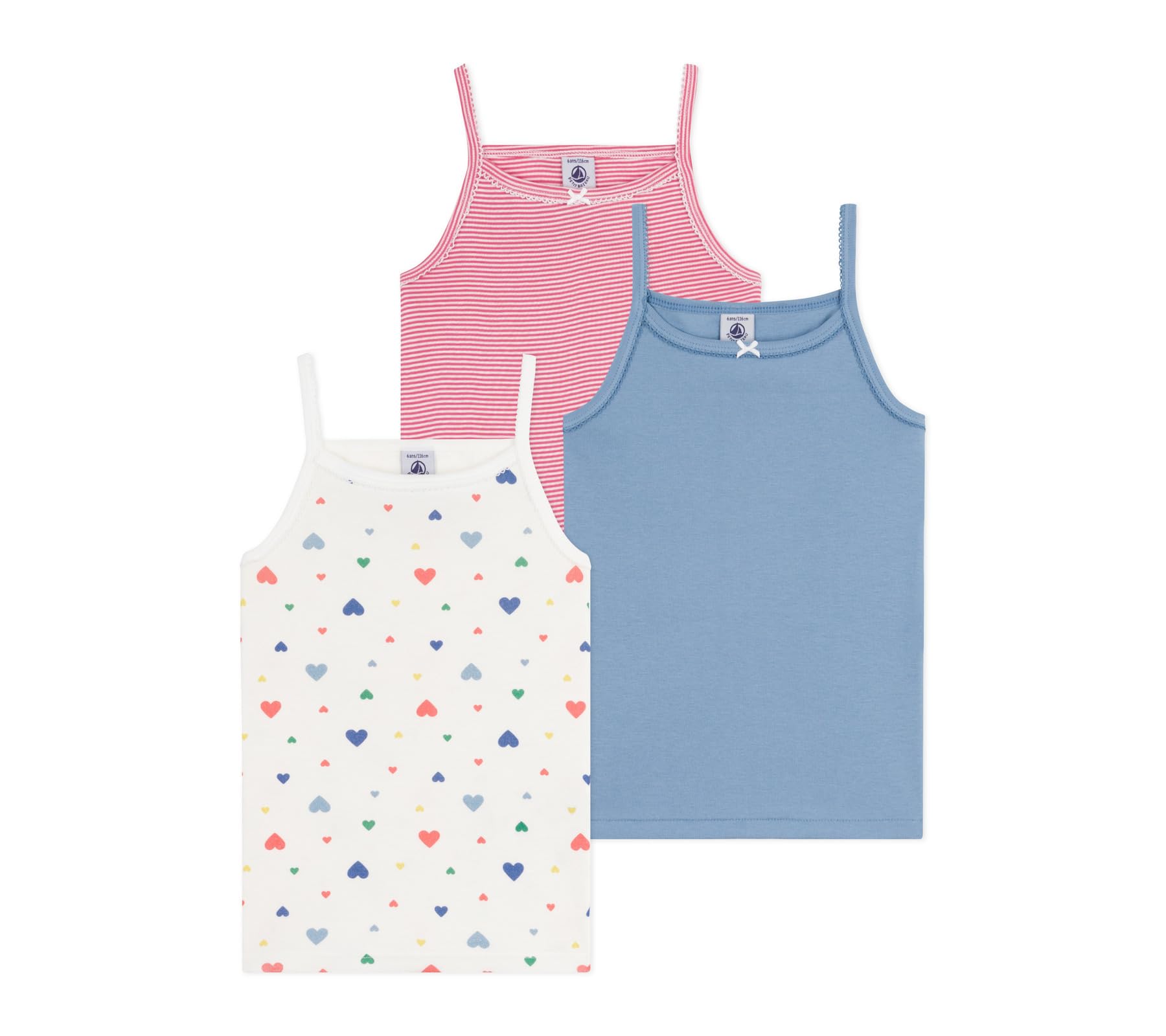 Petit Bateau Bielizna DZIEŃ Dziewczynki 3 Cab Mult