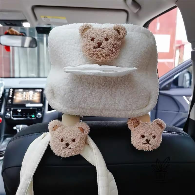 Amazon.co.jp: ティッシュケース 車用 クマ ウェットティッシュ ボア