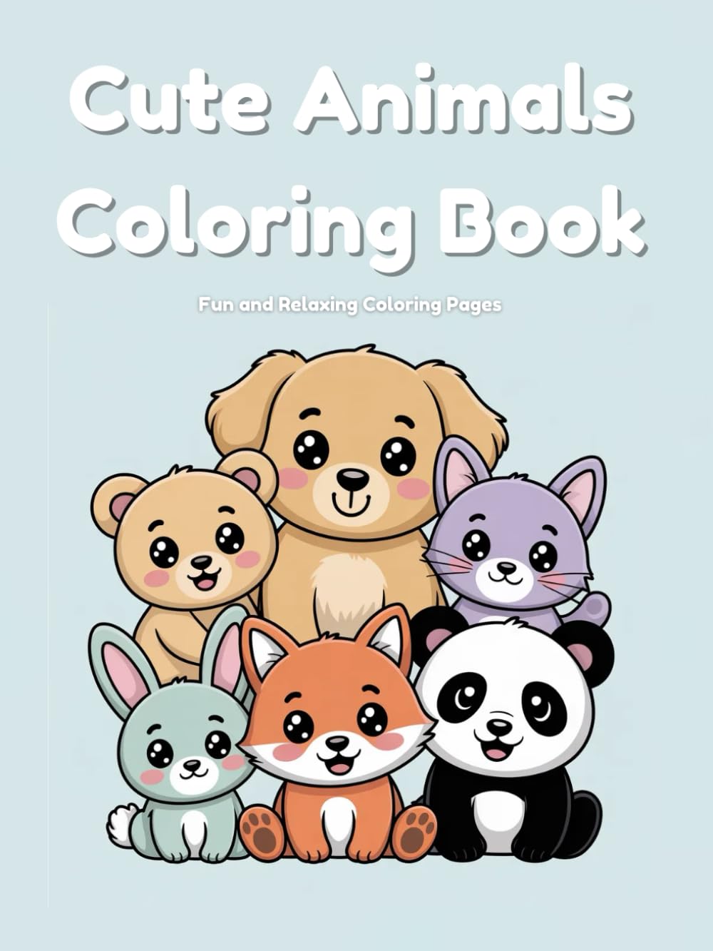 Cute Animals Coloring Book: Fun and Relaxing Coloring Pages