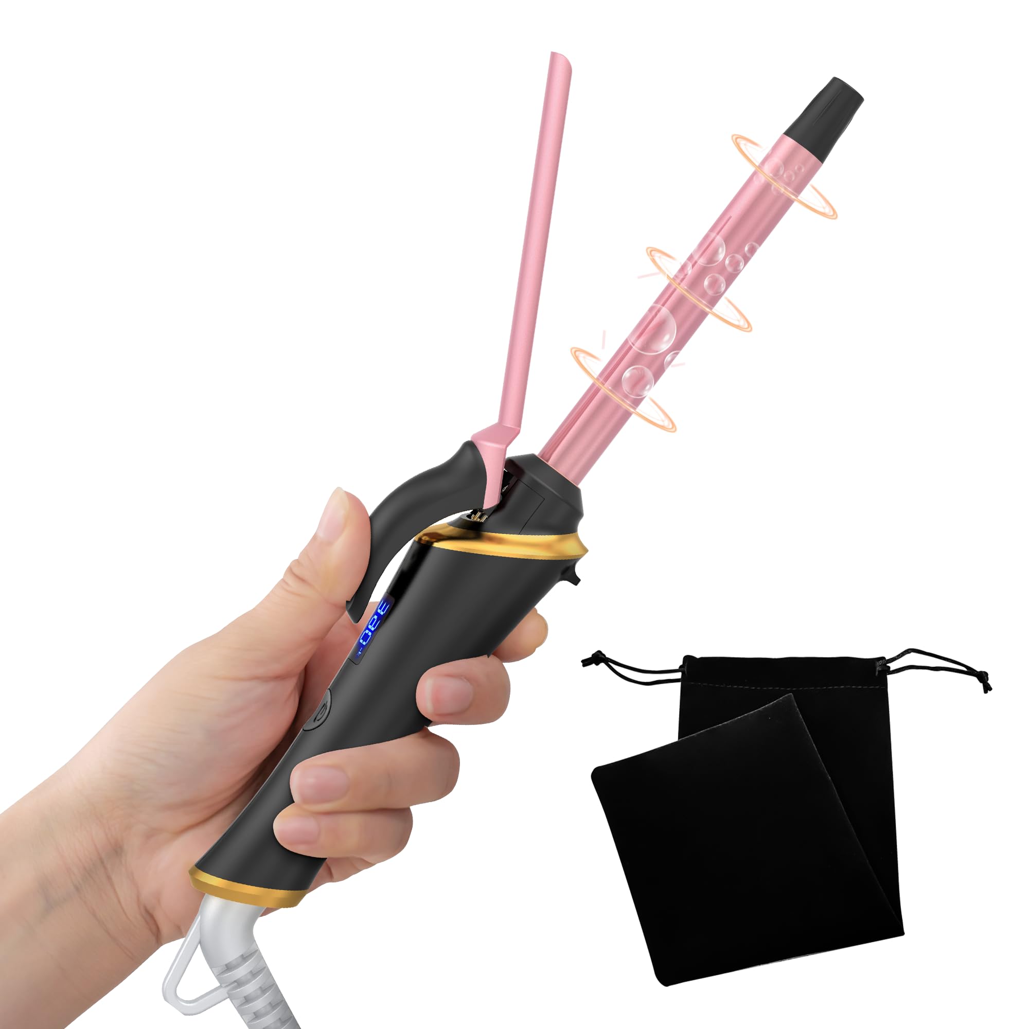 best size curling iron for short hair