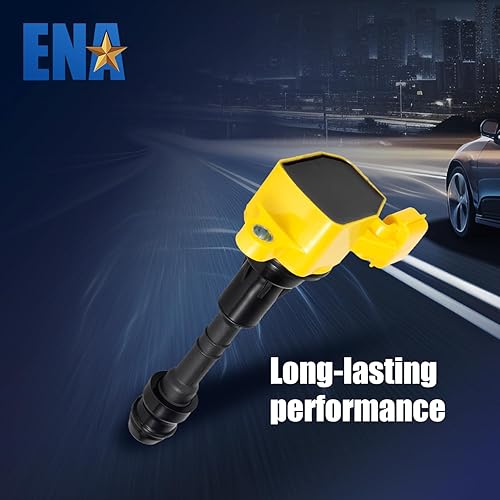 Miniatura 5 de ENA Juego de 6 bobinas de encendido amarillas y bujías de iridio compatibles con Nissan Infiniti Frontier NV1500 NV2500 NV3500 Xterra Pathfinder