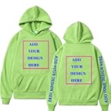 Customized Hoodies Men Women Sweatshirt Fashion Your Like Photo Or Logo Custom Printing Hooded