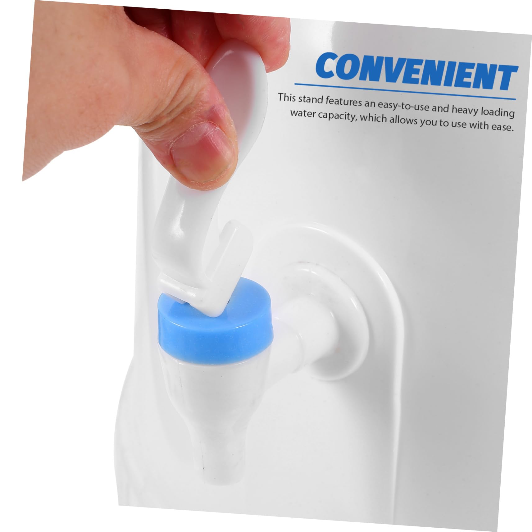 Dispensador de Agua Galón Portátil para Escritorio, Plástico Blanco