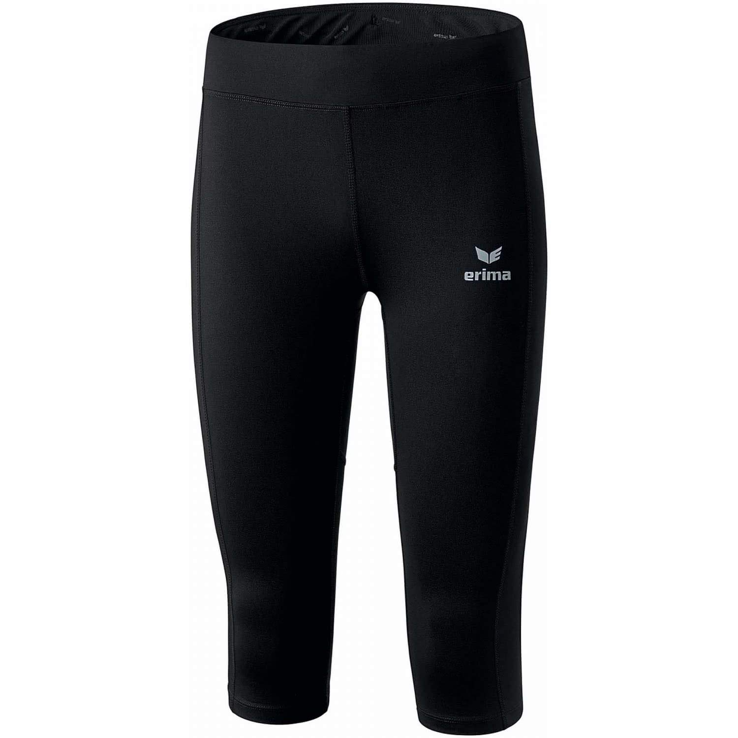 Erima Women's Performance Cropped Running Pants - Black, Size 44