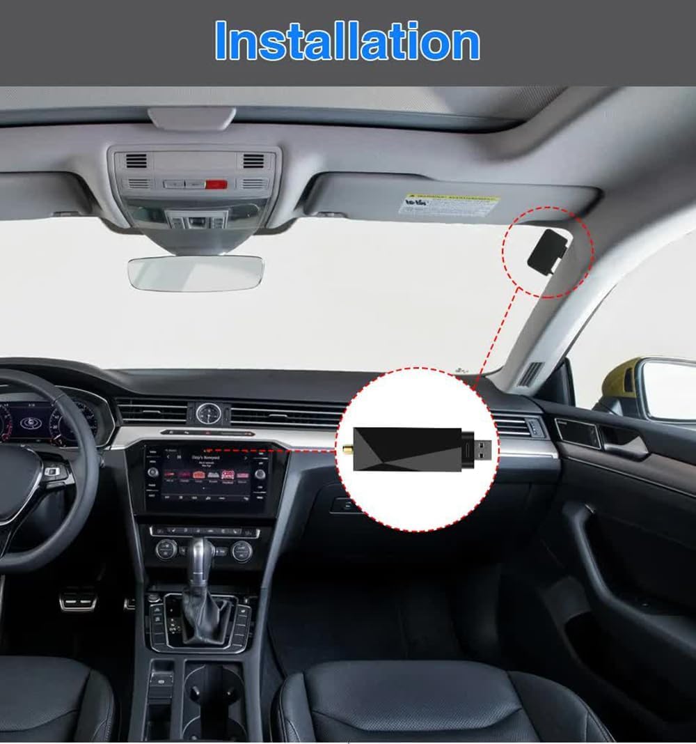 Adaptateur DAB pour autoradio Android DAB, DAB + récepteur pour système d'autoradio, lecteur Android, GPS, récepteur tuner