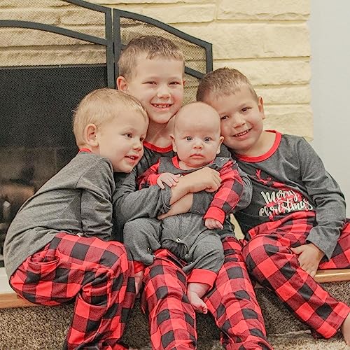 Image of Yaffi Matching Family Pajamas Sets Christmas PJ's Sleepwear for Kids & Adult