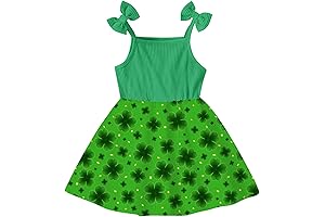 Green Shamrock Toddler Girl Outfit for St. Patrick's Day