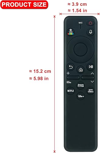 Miniatura 2 de Allimity Reemplazo remoto por voz BN59-01432A para modelos 2023 Samsung Smart TVs LS03CB Q70C QN85CD CU7000 QN90C QN85C Q70C Q70C Q60C Series TVs