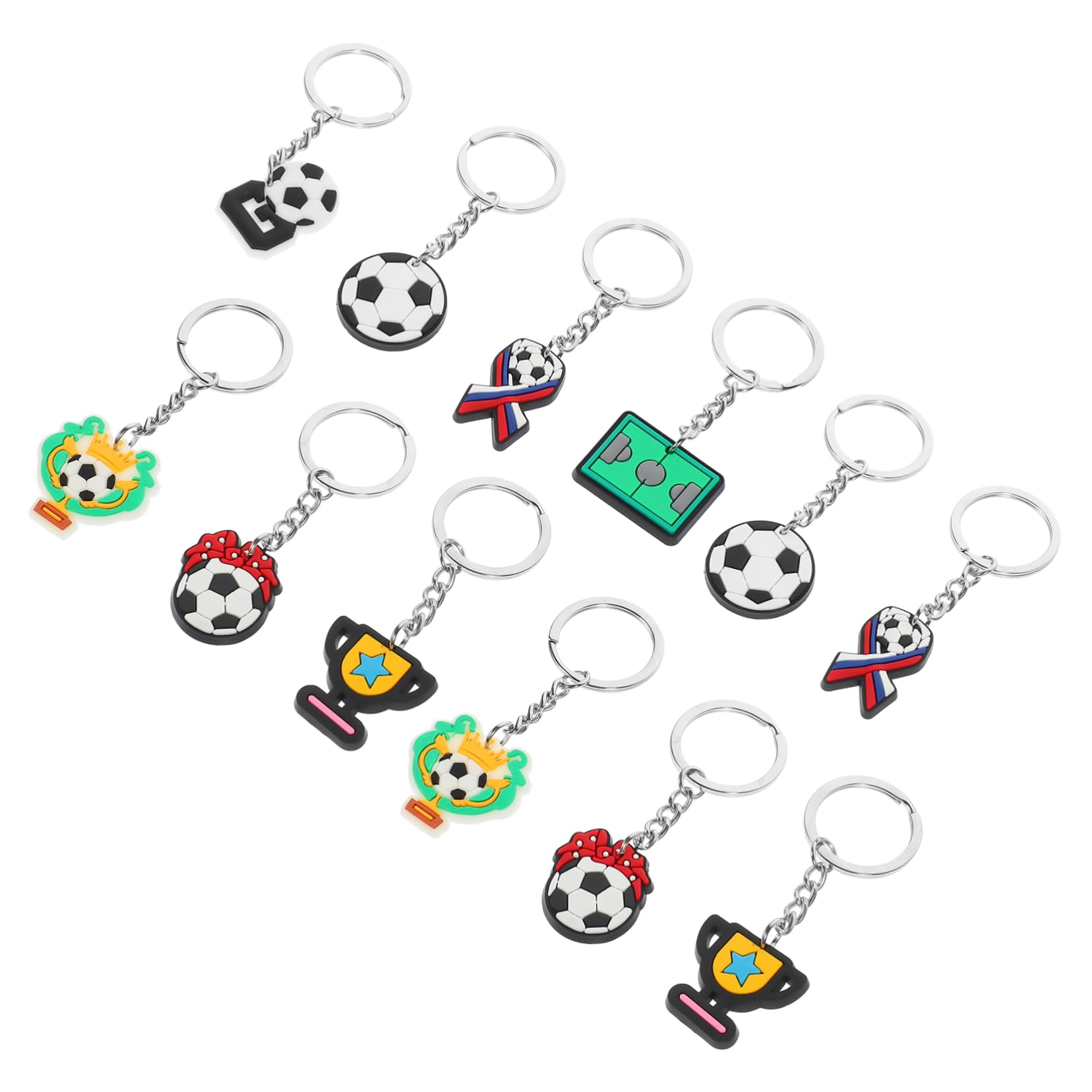 INOOMP Sport Palla Portachiavi Portachiavi Indietro Portachiavi Calcio Novità Portachiavi Calcio Souvenir Piccolo Portachiavi Calcio Di Partito Calcio Anello Chiave Portachiavi