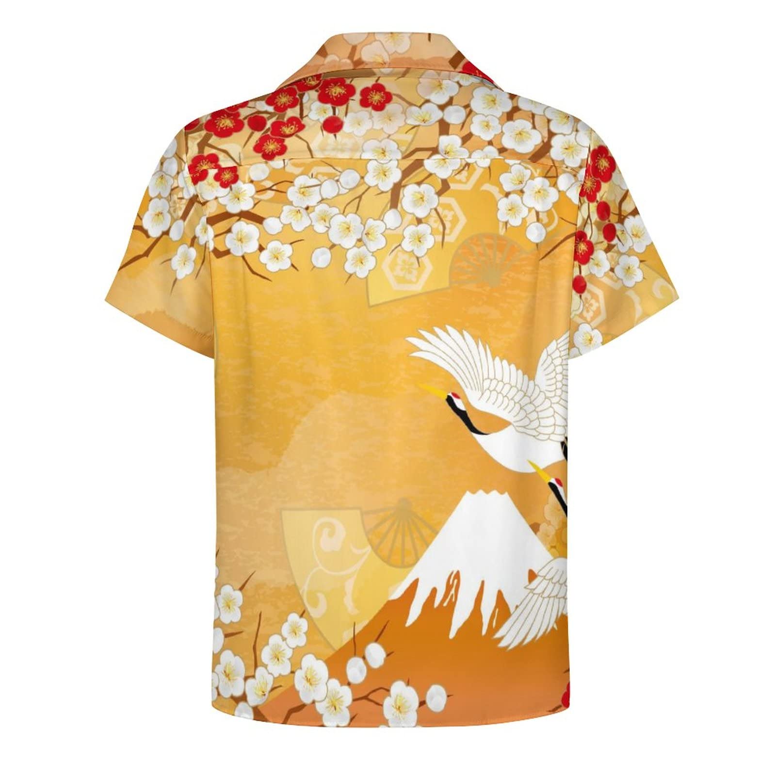 和柄.sunsurf.サンサーフ.ハワイアンシャツ.鵜飼.ちりめん □ Hawaiian